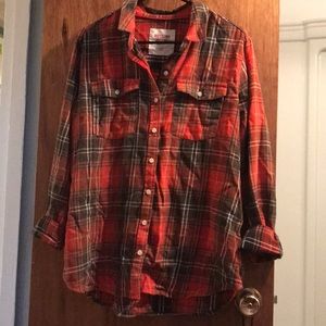 Mossimo Plaid Button Up